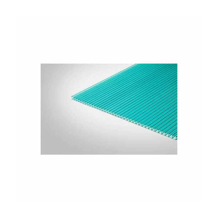 Сотовый поликарбонат 8 мм ПОЛИГАЛЬ ПРАКТИЧНЫЙ бирюза 2100х12000 мм